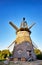 Sun and shadow at the Dutch Windmill, in Benz on the island of Usedom. Germany