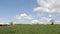 Sun Shines & Beautiful Heavenly Clouds in Blue Sky Above Grass Field Lonely Tree - Cloud scape, Beautiful Countryside Nature Scene