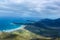 sun shining through the clouds at Mount Oberon Summit Walk, Wilsons Promontory National park