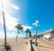 Sun shining over the beautiful Fort Lauderdale seafront