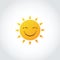 Sun Smile Expression Clip art Emotion. Vector Illustrator Eps. 1