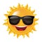 Sun With Sunglasses