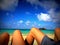 Sun Tanned Legs on a Romantic Beach Tropical Vacation Honeymoon