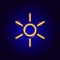 Sun Weather Neon Sign