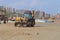 Sunbathing JCB Earthmoving Digger