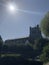 Sunbeam Abbey church garden gatehouse