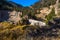 Sunbeam dam remains in Yankee Fork of the Jordan Creek in Idaho