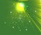Sunbeam Star vector green background