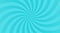 Sunburst background with turquoise ray. Spiral curved rotating background with rays