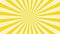 Sunburst circle animated. Rotation looped background of vector yellow lines shape stripe. Motion graphic orange background