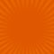 Sunburst orange rays pattern. Radial sunburst ray background vector illustration