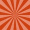 Sunburst orange tone Pattern background.