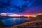 Sunburst Over Crater Lake