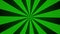 sunburst pattern green background animation. Stripes sunburst rotating motion