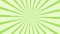 Sunburst, radial, sun light, circus, stripe background rotation. cartoon sunburst pattern light green background animation. Stripe