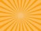 Sunburst rays orange background. sunbeam star burst. Vector illustration