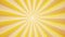 Sunburst Starburst rays background. Rotating Sun ray animation background. Animated shining sun. Slow Motion video