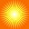 Sunburst Yellow Orange Ray Background