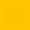 Sunburst yellow rays pattern. Radial sunburst ray background vector illustration