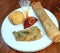 Sundanese Street Food - Tempe Mendoan, Pisang Aroma and Combro with Chili Sambal
