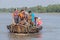 SUNDARBANS, BANGLADESH - NOVEMBER 14, 2016: Tourists on a boat during a Sundarbans tour, Banglades