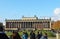 Sunday morning visitors outside the Altes Museum Old Museum, Berlin, Germany