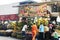 Sunday, October 29, Batam, Indonesia, People are buying fruit at the traditional market.