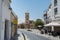 Sunday street view Church of Saint Lazarus in Larnaca City of Cyprus