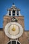 Sundial, bell tower, Venice, Italy