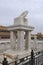 The Sundial Clock on the Imperial Palace terrace in the Forbidden City from Beijing