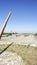 Sundial in a roundabout of Sidamon, Lleida, Lerida, Catalunya, Spain, Europe