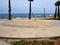 Sundial street clock seafront Costa Blanca Spain