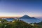 Sundoro volcano peak, central Java, Indonesia