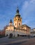 A sundown at the City castle in Banska Bystrica