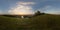 Sundown hill spherical panorama