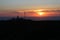 Sundown with lighthouse, Cabo da Roca, Portugal