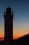 Sundown Lighthouse Silhouette