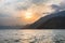 Sundown over Atitlan lake in Panajachel