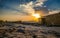 Sundown over Erechtheum temple, Acropolis