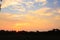 Sundown from Pantanal, Brazil