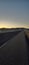 Sundown on a winter evening in Wyoming
