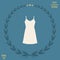 Sundress, Evening dress, combination or nightie, the silhouette. Menu item in the web design