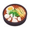 sundubu jjigae soy bean soup vegetable egg south korean food dishes