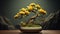 Sunflower Bonsai Tree: Meticulous Design With Yellow Flowers