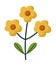 sunflower branch design