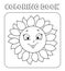 sunflower coloring page