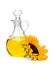 Sunflower oil bottle