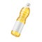 Sunflower Oil Bottle Mockup Isolated on Background. 3D Rendering