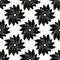 Sunflower Ripe Black Seed Seamless Pattern