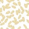 Sunflower Seeds Seamless Pattern